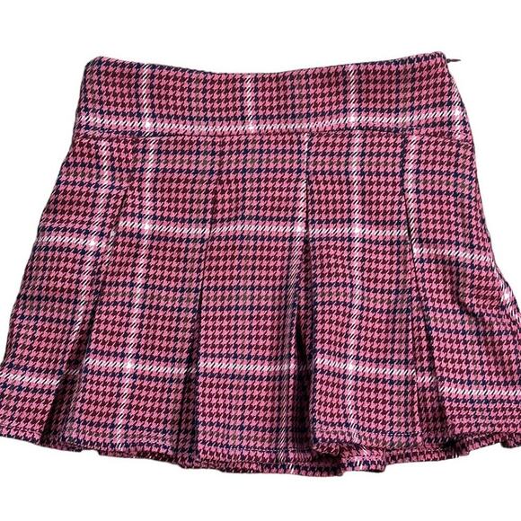 ZARA Girls Pink Pleated Skirt 7 NWOT - Picture 1 of 5